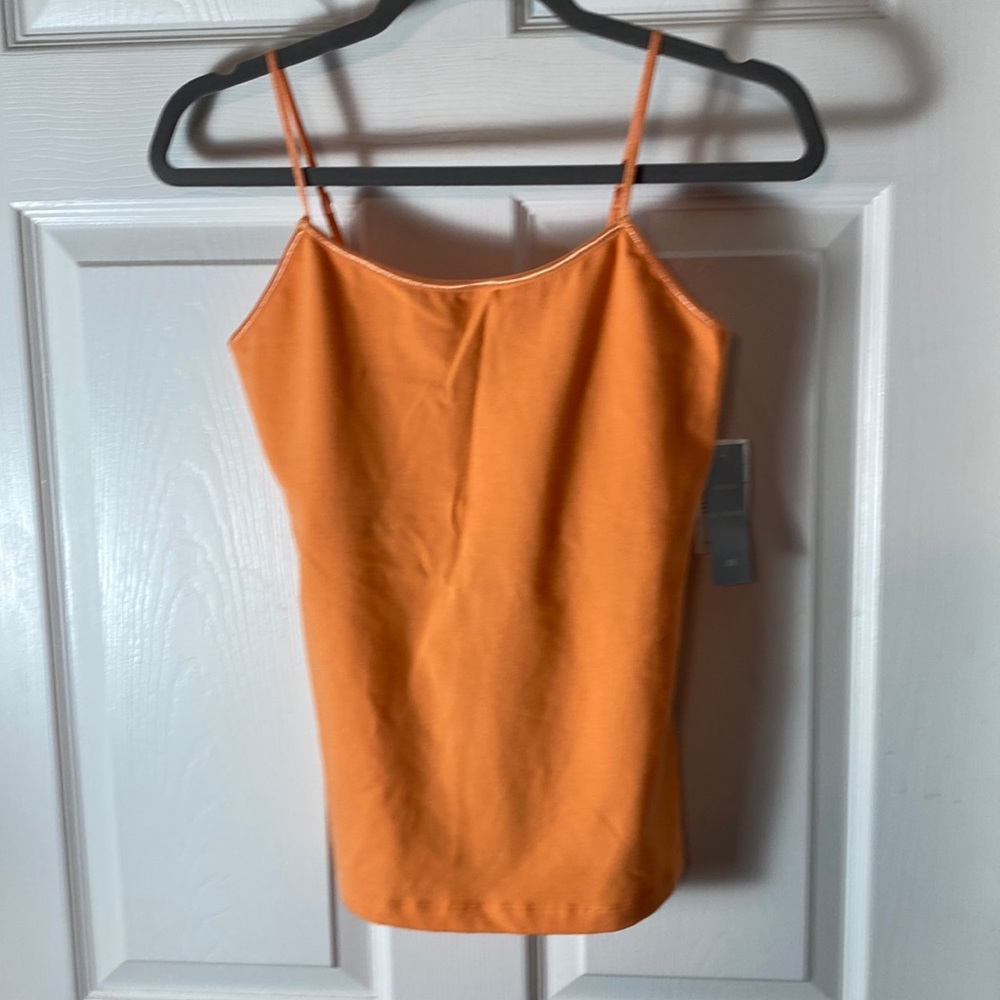 Women Nectarine Cami Top Cotton Spandex Blend 2 A Tee Adjustable Strap Size XS